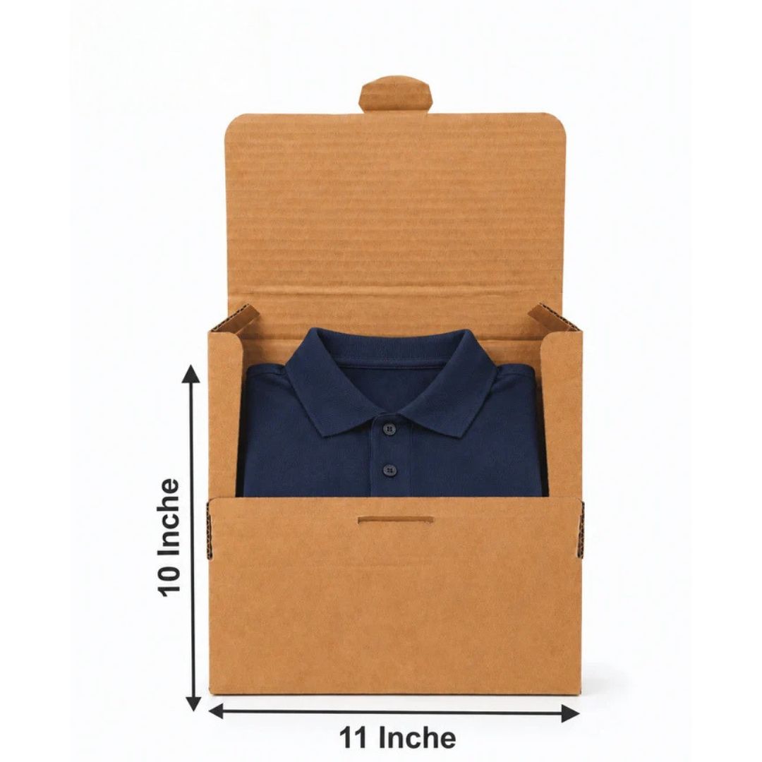 Premium Corrugated T-Shirt Packaging Box